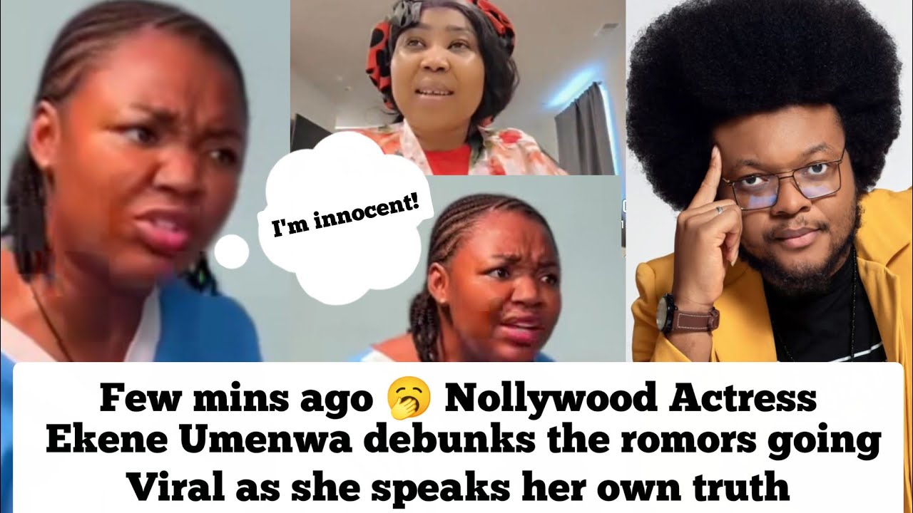 Few mins ago Nollywood Actress Ekene Umenwa finally debunks the Rumors as she speaks her own truth