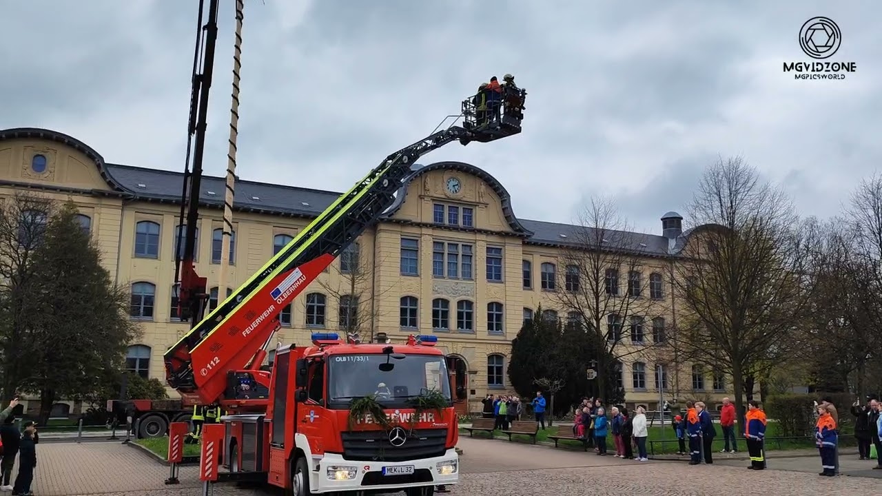 Maibaumsetzen Olbernhau 29.4.2023