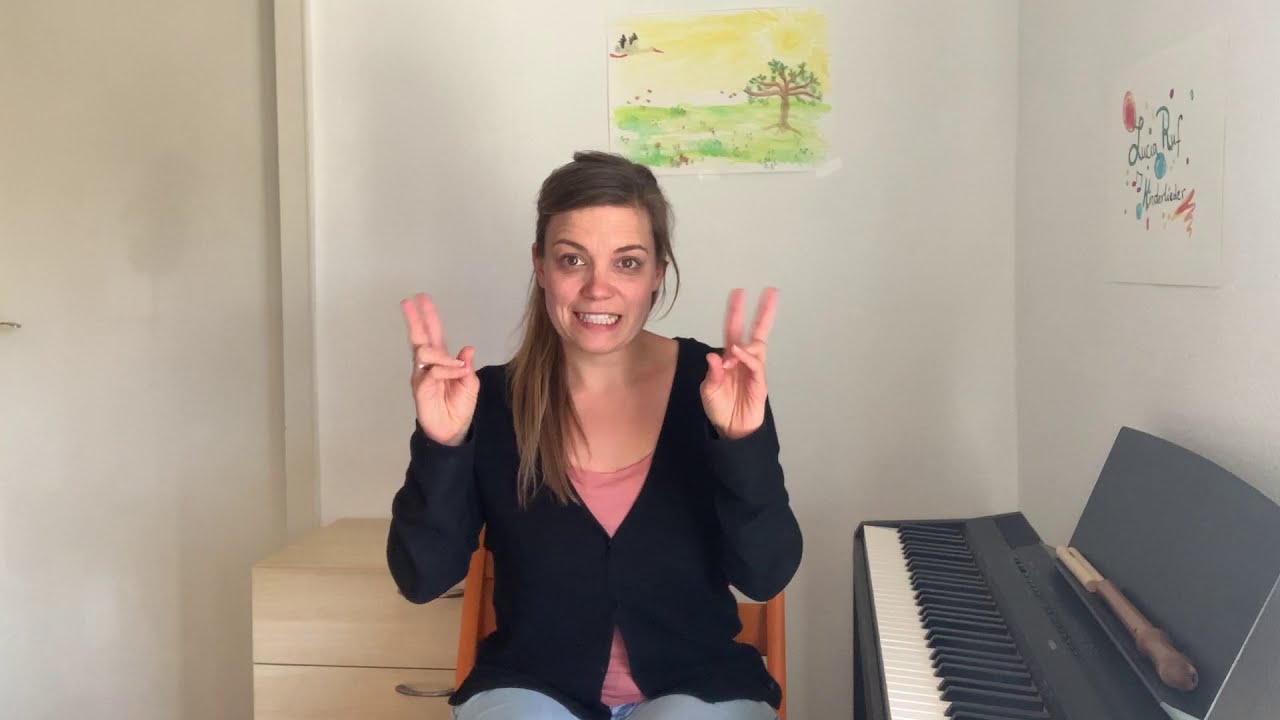 Fingerspiel - Zwei Häschen hüpfen flott - Osterhase - Bodypercussion