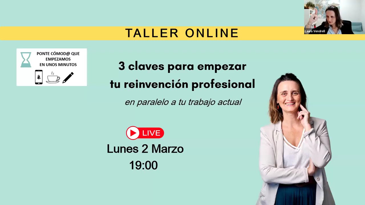 Taller online de reinvención profesional