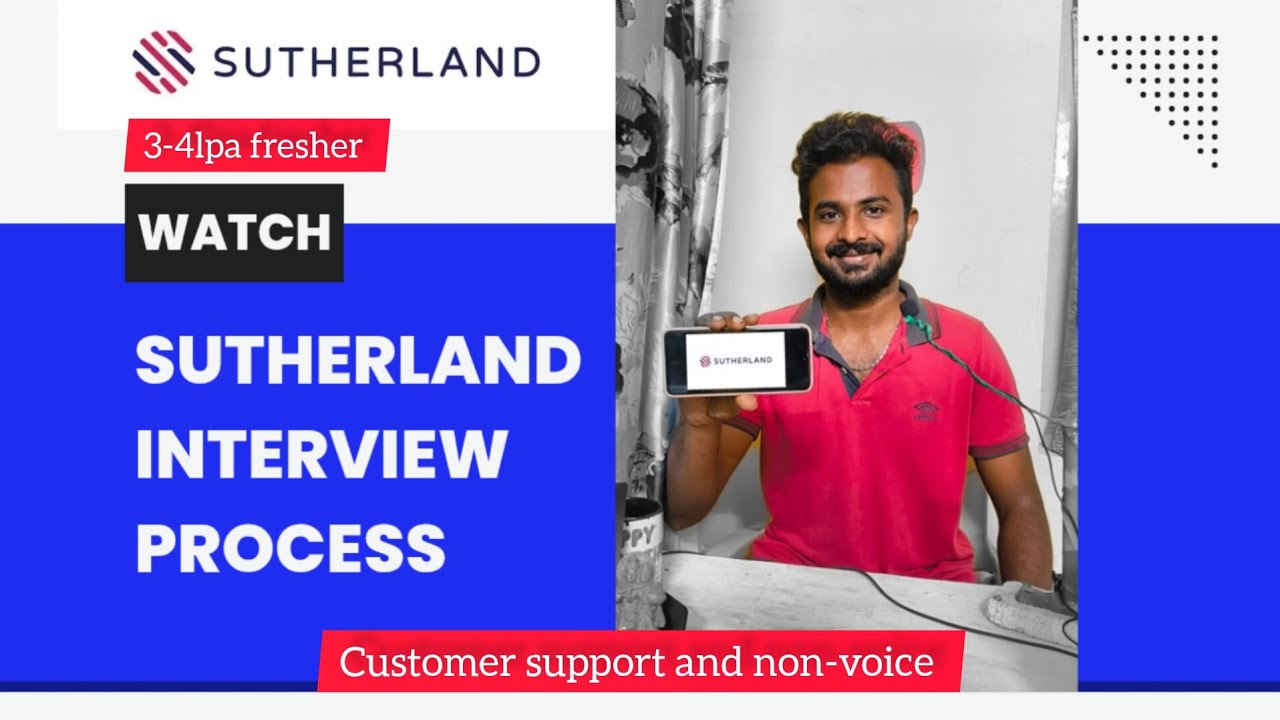 Sutherland global services|| Customer support and non-voice.  HR Round|| Manager Round|| Assessment