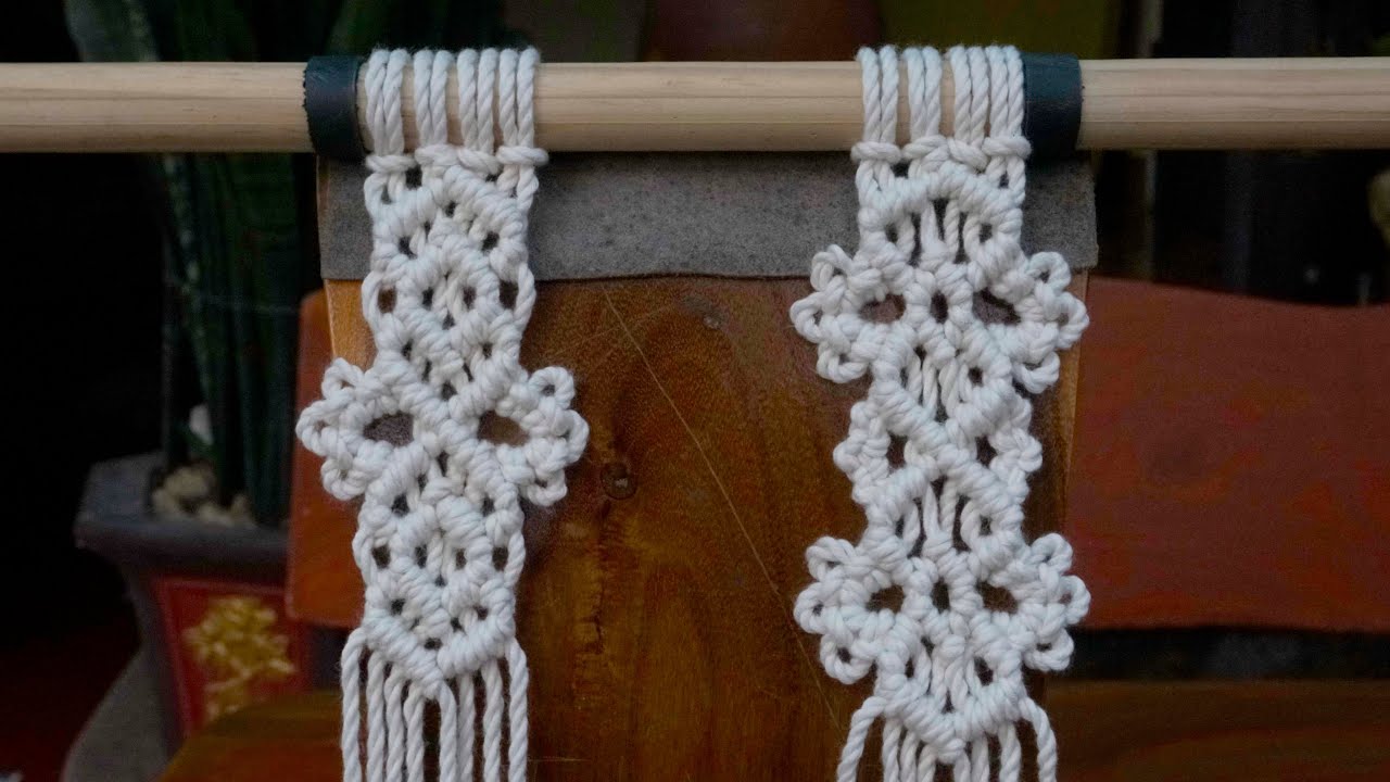 How to Macrame | DIY Macrame | 4 Cords Pattern Ideas | Design & Tutorial by LIT Decor | Part 11