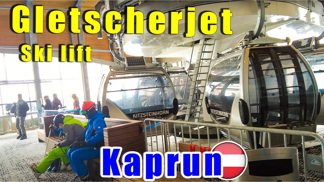 Gletscherjet Ski Lift in Kaprun Austria