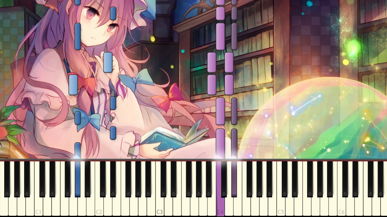 [Easy Piano] EoSD Stage 4 Boss | Locked Girl ~ The Girl's Secret Room