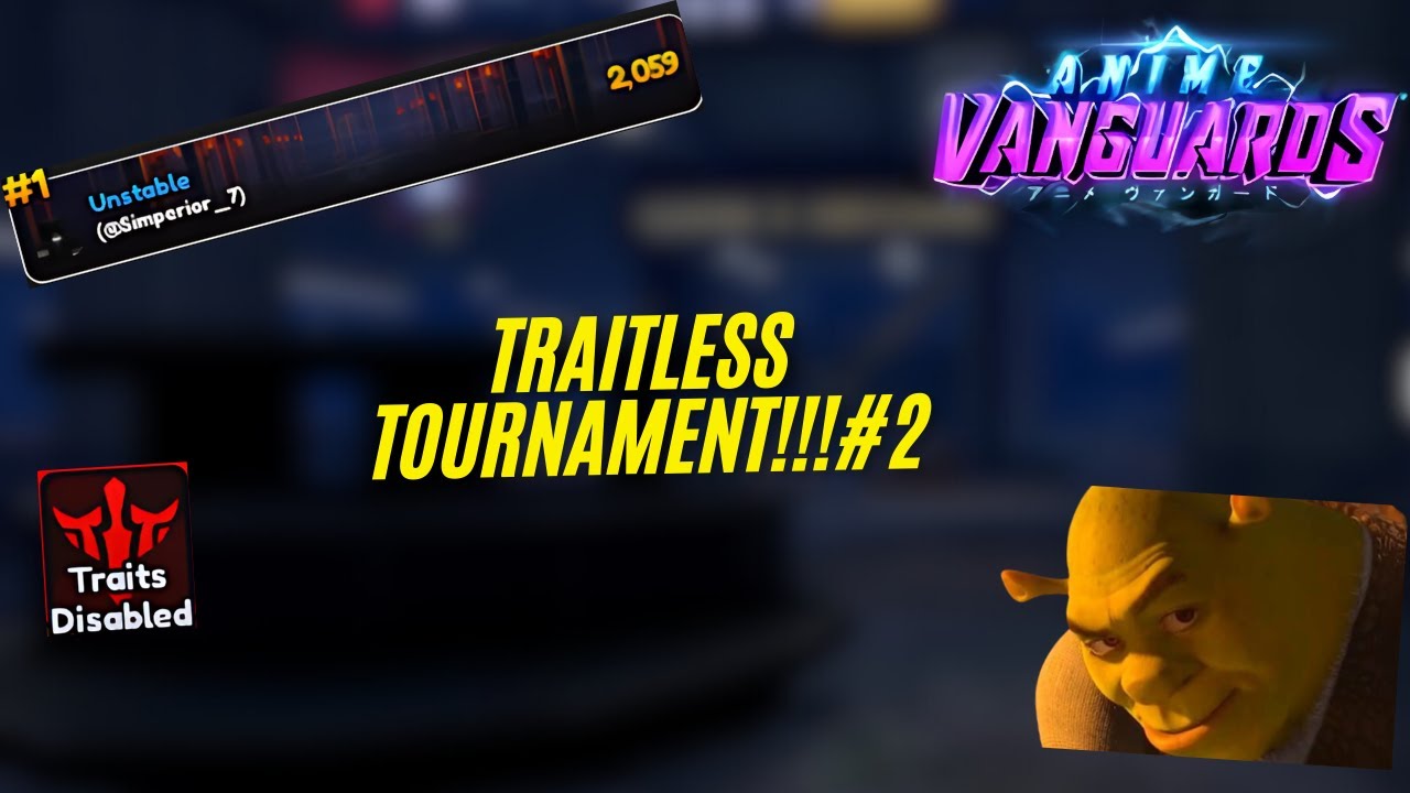 [TRAITLESS] 2,059 KILLS IN TOURNAMENT #2 (NO ALUCARD NEEDED) | Anime Vanguards