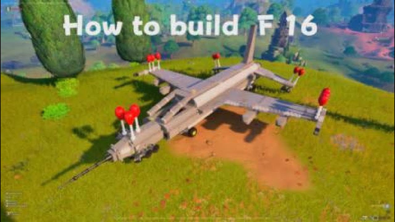 Lego Fortnite How to build F 16