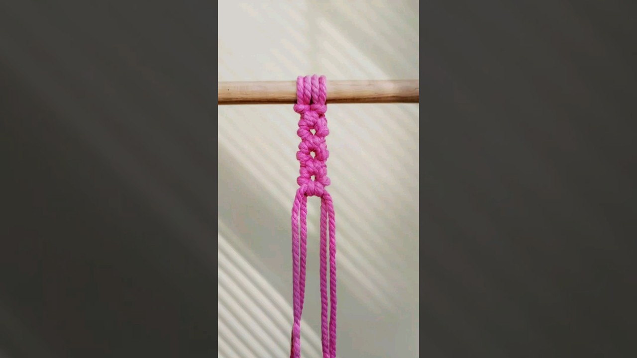 Circle Pattern #shorts #Knot variation #Luckber.id #Macrame patterns