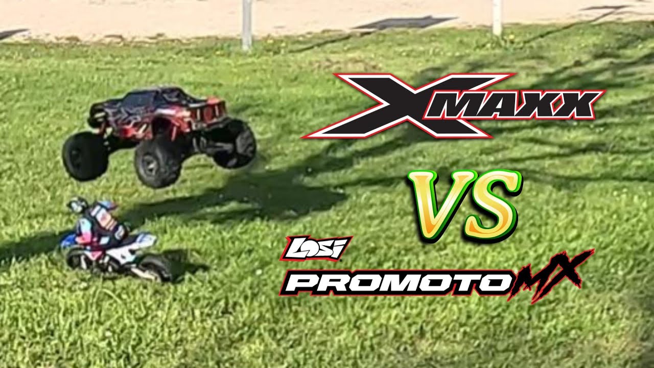TRAXXAS XMAXX VS LOSI PROMOTO