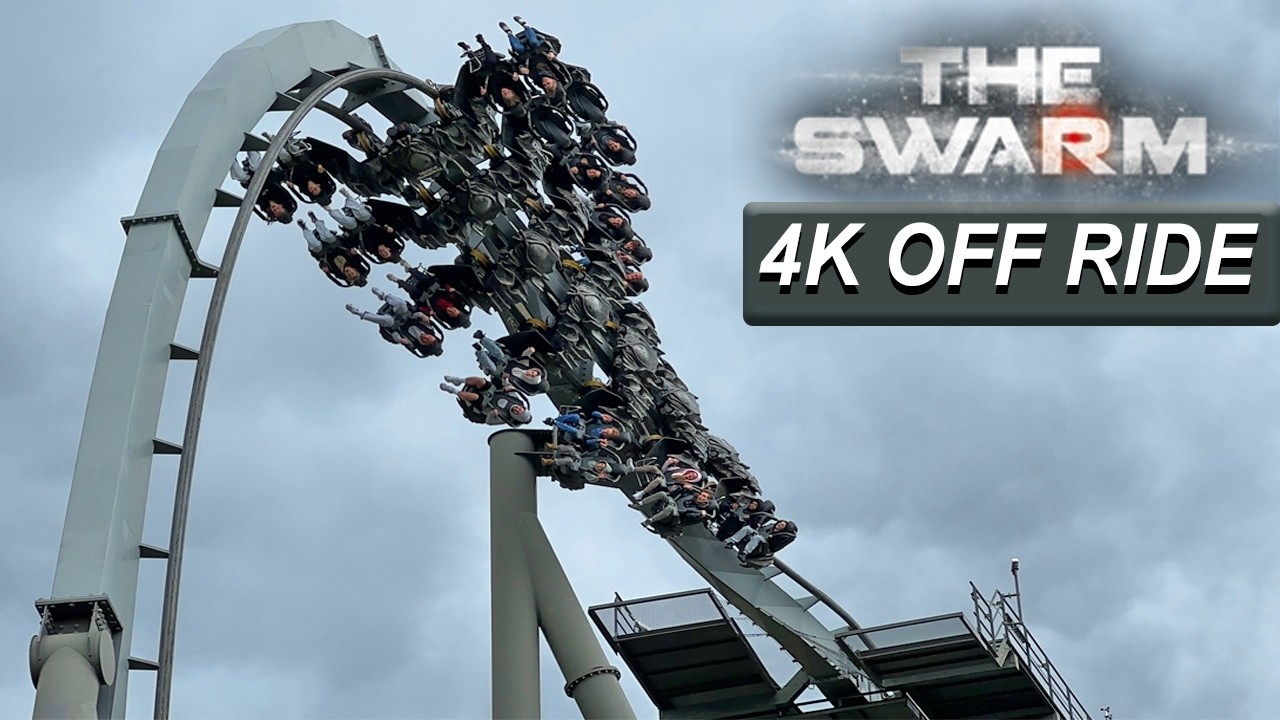The Swarm (4K OFF Ride POV)- Thorpe Park, Chertsey, London, GB