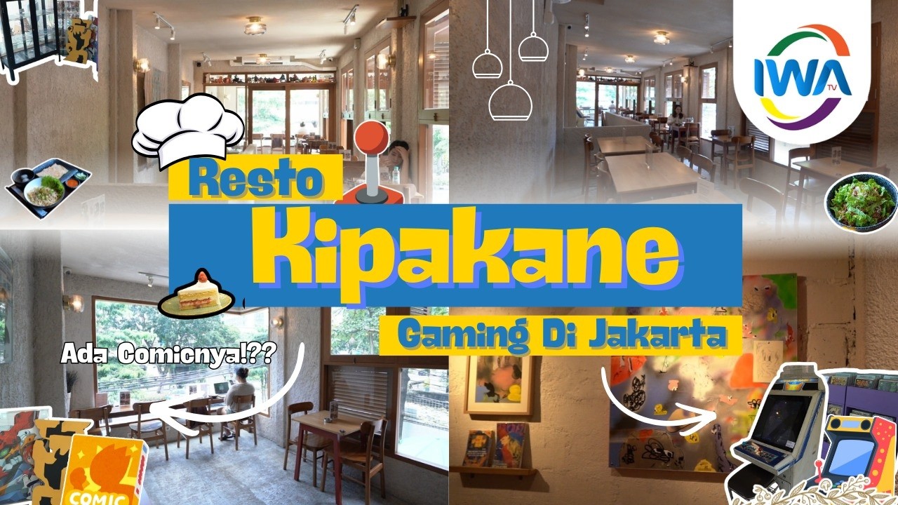 TEMPAT KERJA TERBAIK? RESTORAN INDONESIA DENGAN GAMES, KOMIK DAN MAKANAN LEZAT