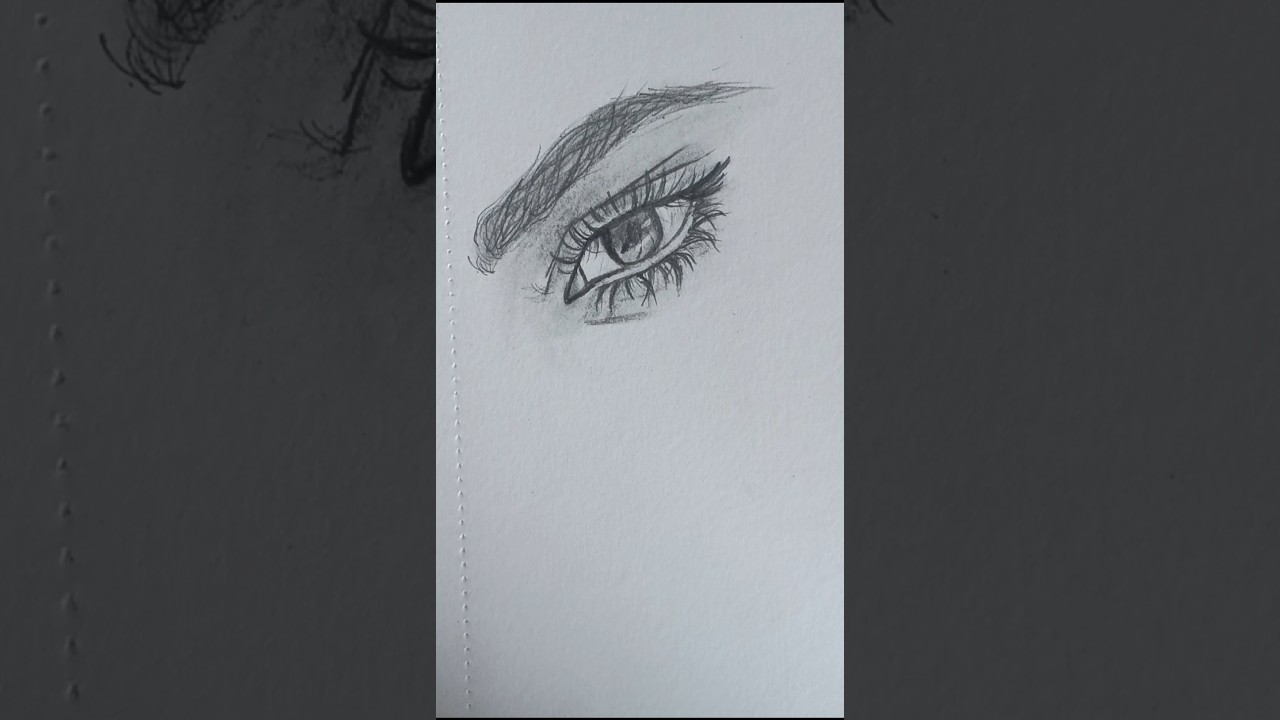 Eyes That Speak 👁️✨ #shorts #drawing #art @My Art Gallery Hub