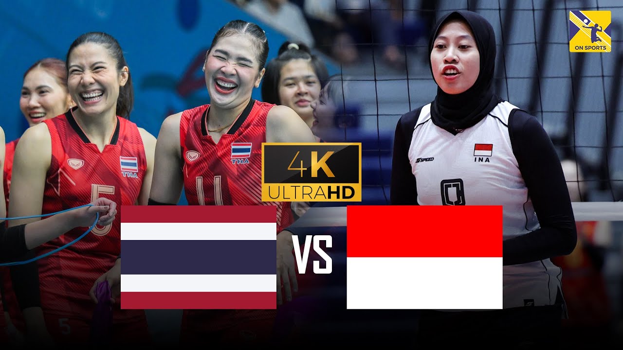 Full 4K | THAILAND vs INDONESIA | Megawati khóc thét trước cặp đôi Thatdao - Sasipapron