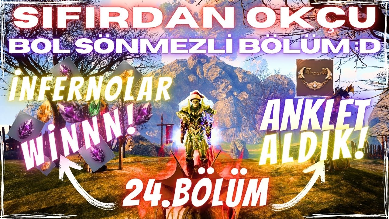 SIFIRDAN OKÇU #24 | BOL SÖNMEZLİ BÖLÜM :D | ANKLET ALINDI! | İNFERNOLAR WİNNN | Rise Online