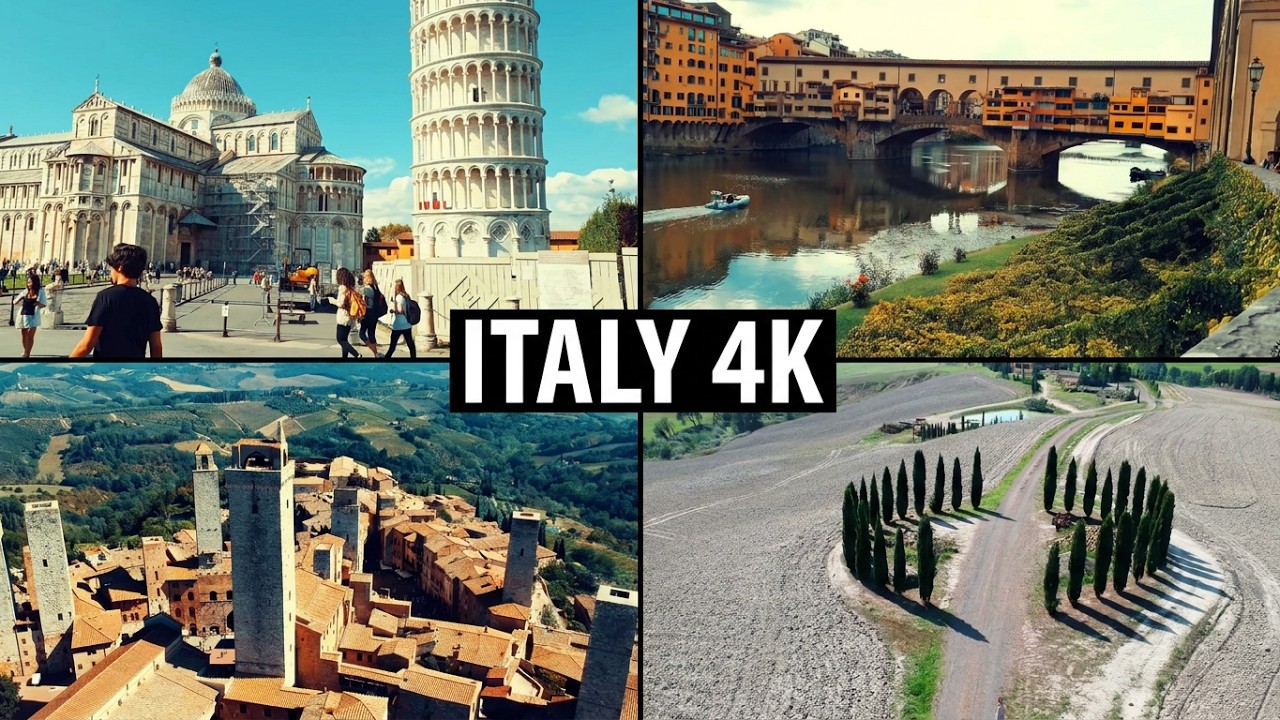Toskana Italien 4K