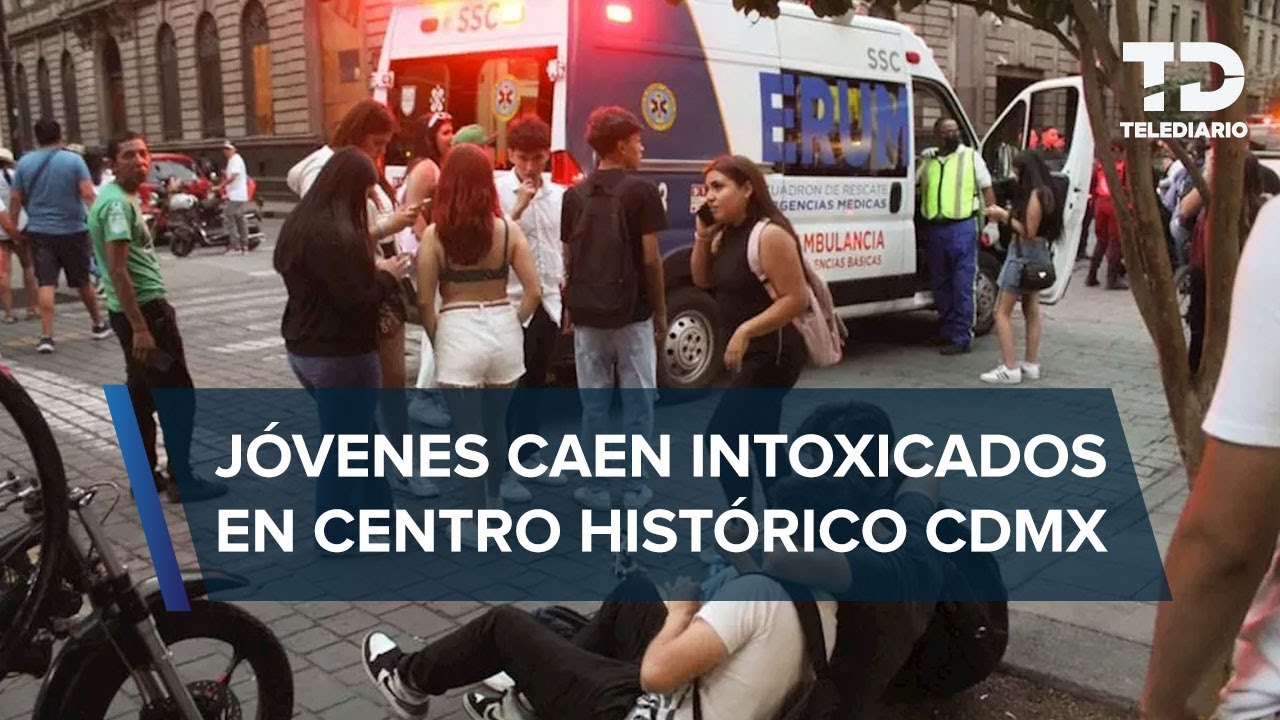 En Centro Histórico, jóvenes se intoxican con alcohol adulterado y caen desmayados en la calle