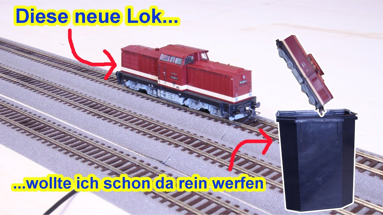 Welches Problem ich mit diese neue Roco Lok hatte, seht ihr in diesem Video