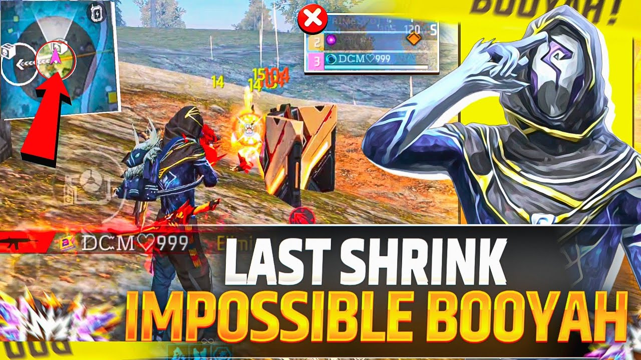 All Teammates Dead 😱 Last Shrink Impossible Booyah