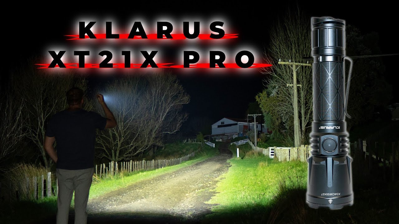 Klarus XT21X Pro, тактический фонарь с двумя хвостовыми переключателями, 4400 люмен, дальность 336 м, CREE XHP70.2
