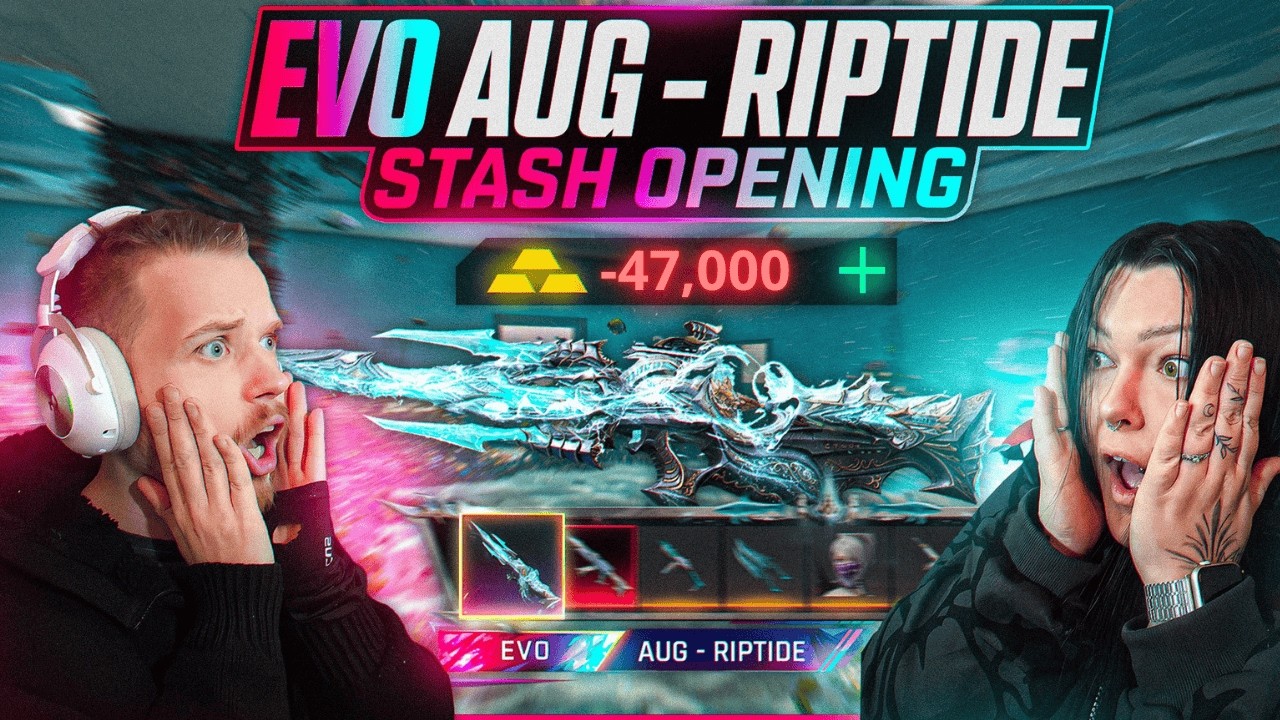 *NEW* EVO AUG - RIPTIDE STASH OPENING (47,000 GOLD)..