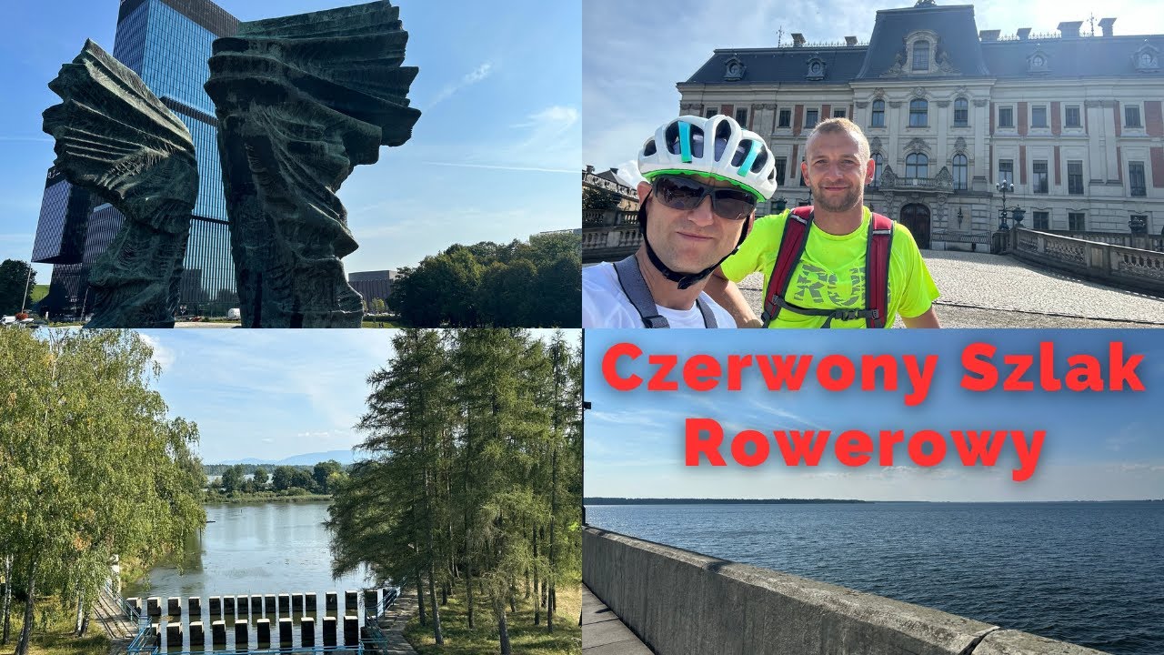 Czerwony Szlak Rowerowy - Katowice - Pszczyna - Jezioro Goczałkowickie #Vlog 190