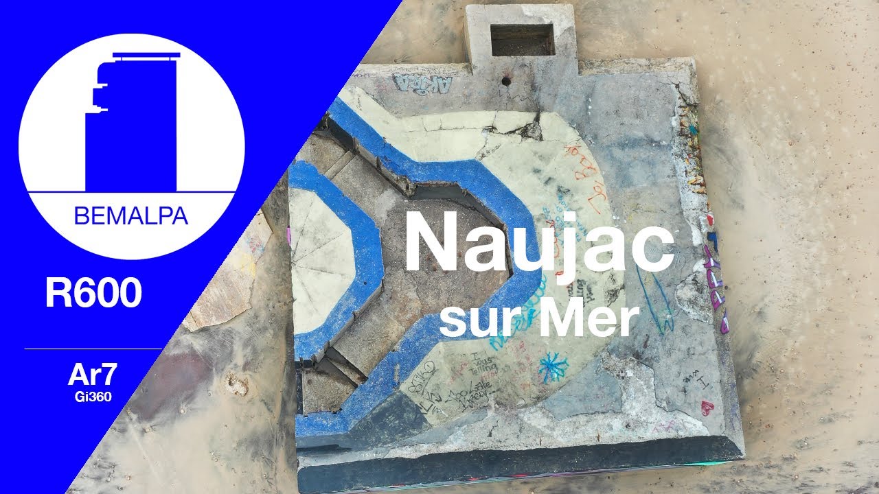 Bunker Naujac-sur-Mer Mur Atlantique Regelbau R600 Atlantikwall