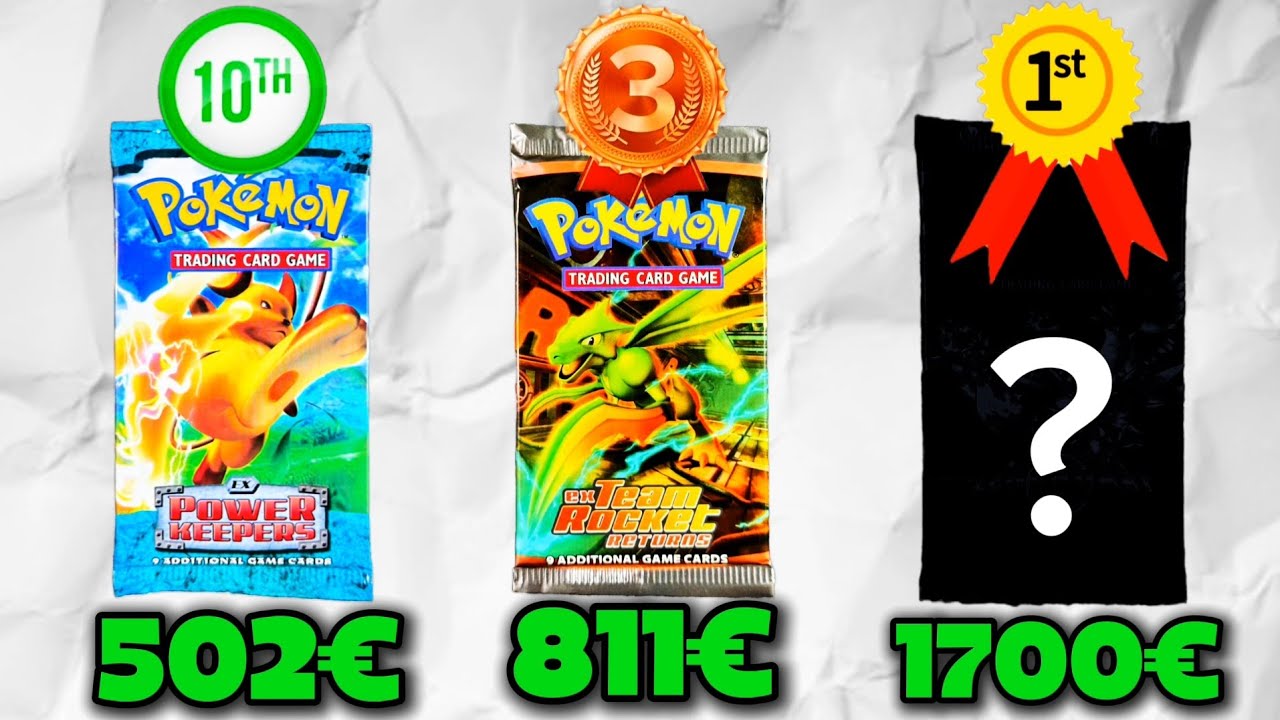 Top 10 teuerste Pokémon Booster Packs, die dich REICH machen könnten! 💰 (2025 Edition)