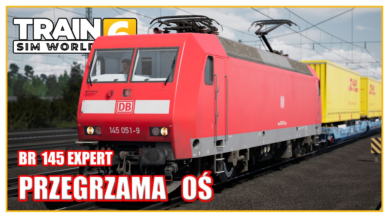 Przegrzana oś | BR 145 w akcji ! | Train Sim World 6 po polsku | Symulator kolejowy