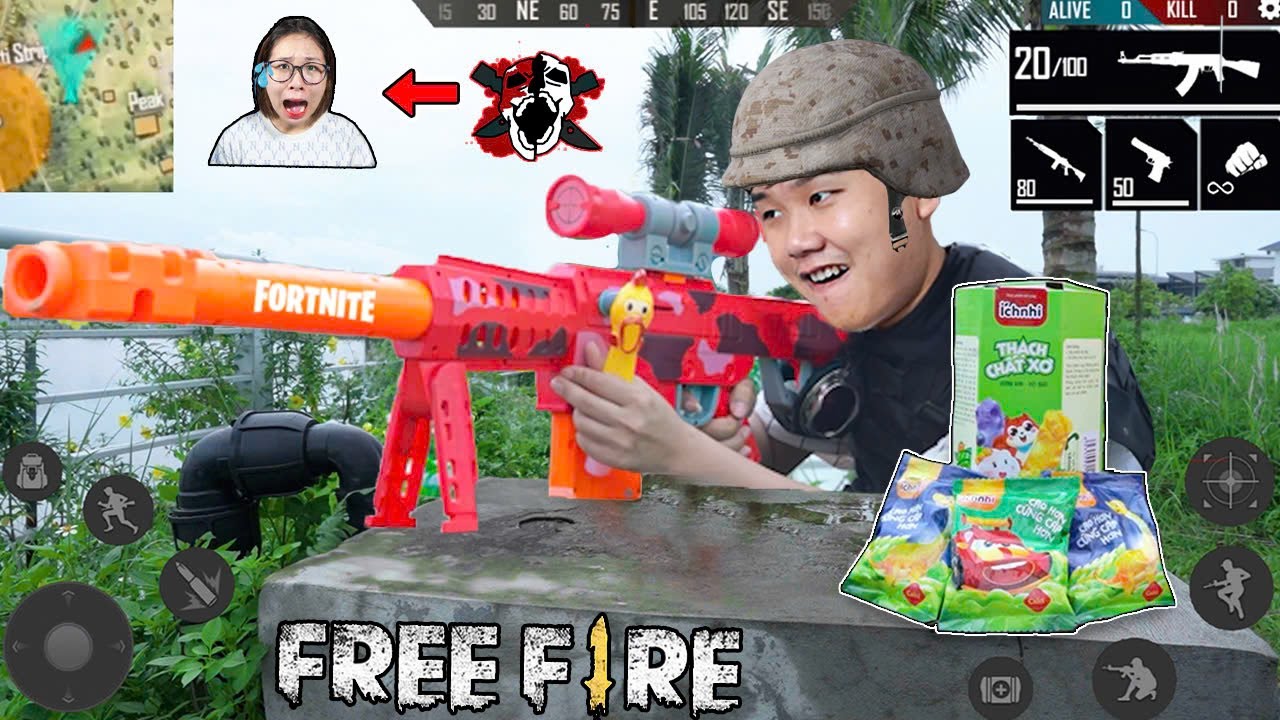 bqThanh Dùng Vũ Khí Bí Mật Để Giành Top 1 Trong Trận Chiến FreeFire Siêu Kịch Tính Cùng Team bqThanh
