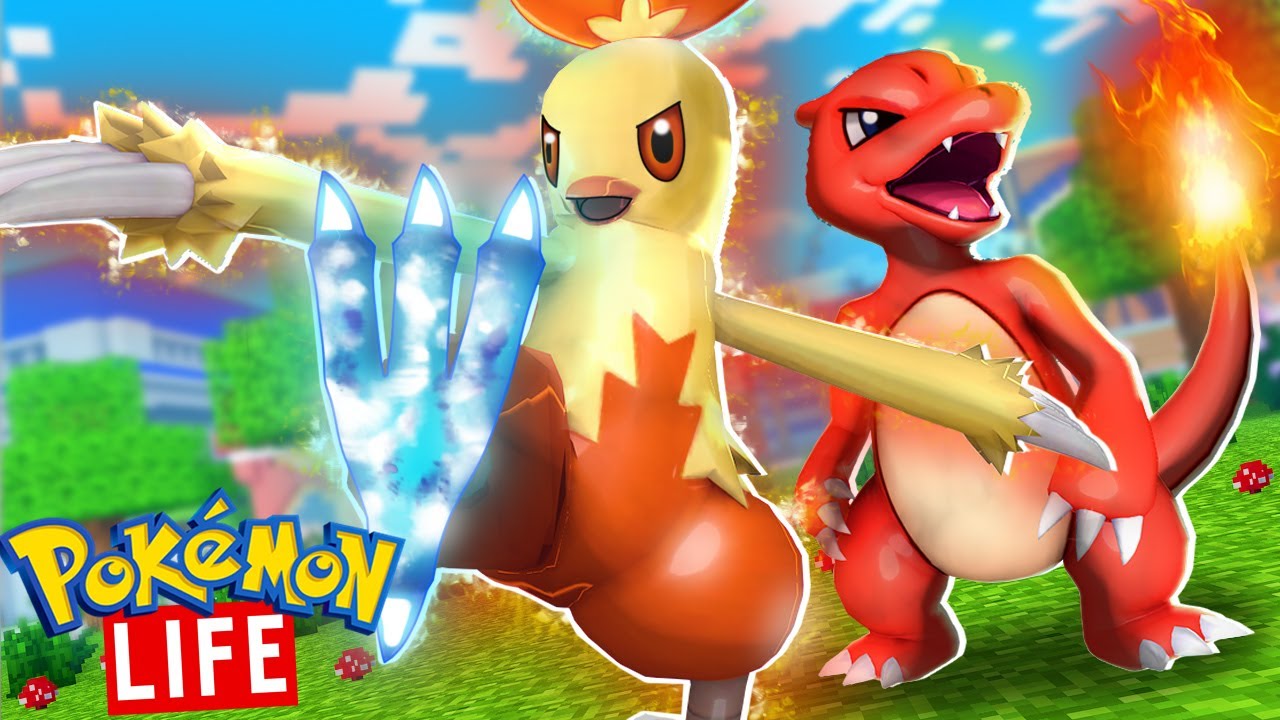 Minecraft - Pokémon VIDA : TORCHIC E CHARMANDER EVOLUÇÃO de POKÉMON INCIAL ! EP 3