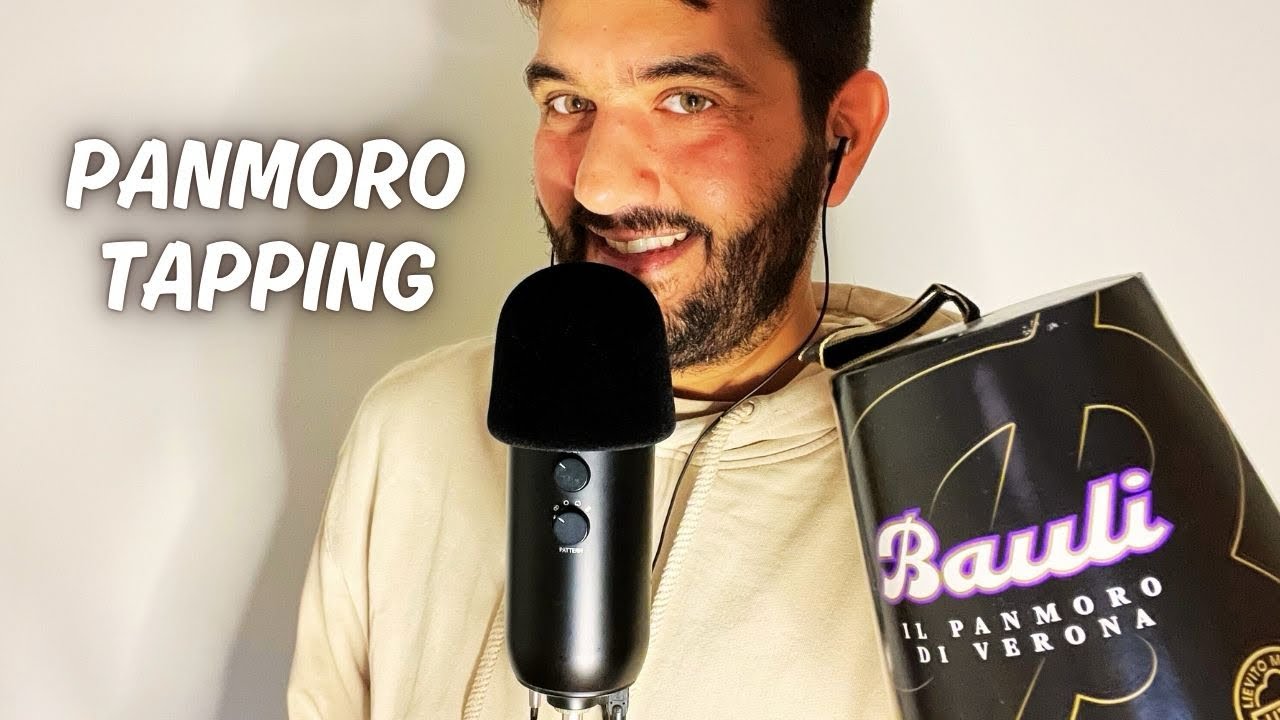 PANMORO TAPPING ASMR | Tapping sul Pandoro Bauli al Cacao | ASMR Tapping Sounds | 100% TINGLES
