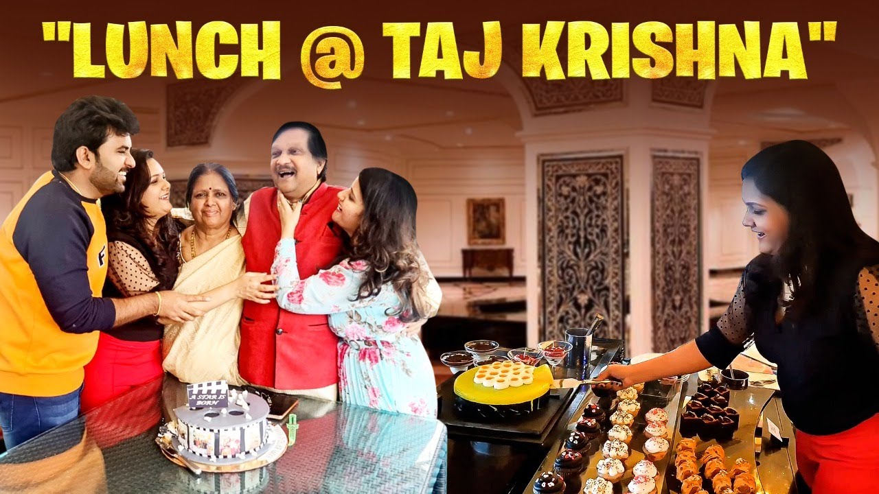 Lunch Buffet at Taj Krishna | Food Verities in Taj Krishna | Dad's Birthday Special | Sudhee's World