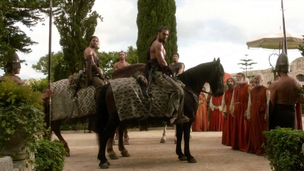 Khal Drogo & Daenerys Targaryen First Meet - Game of Thrones 1x01 (HD)