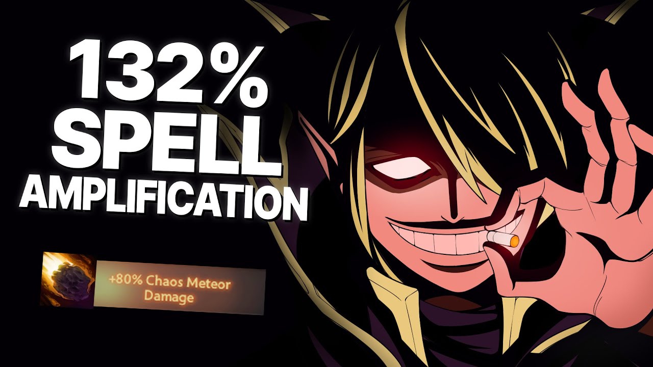 WHEN INVOKER HAD +132% DAMAGE ON METEORS...