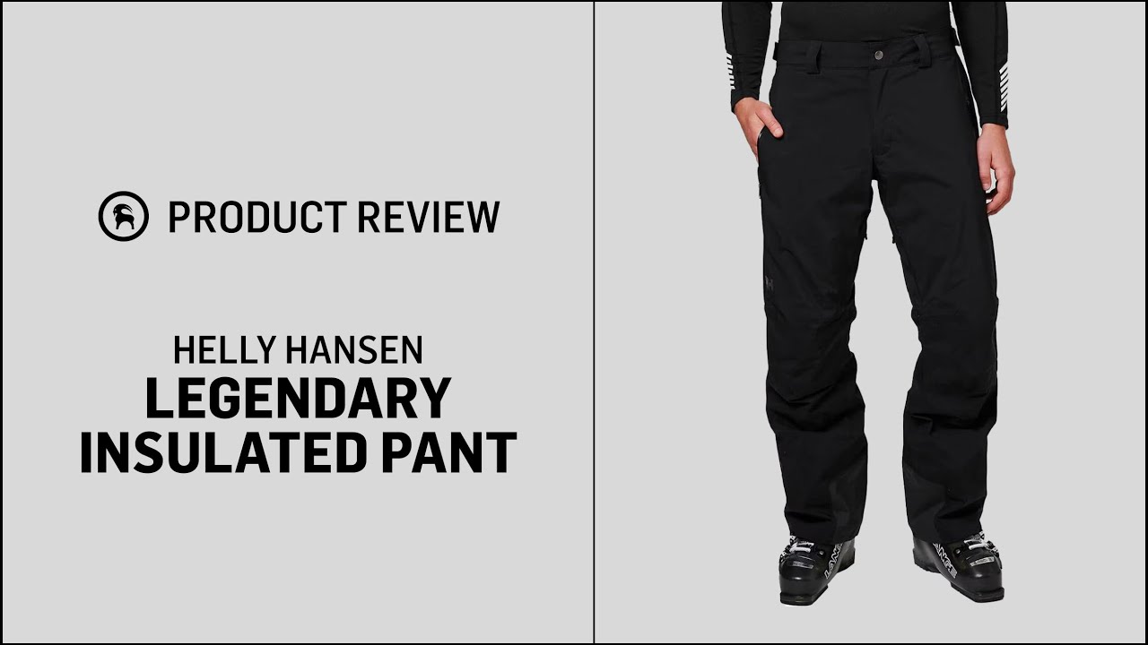 Легендарные утеплённые мужские горнолыжные брюки Helly Hansen | Обзор GH