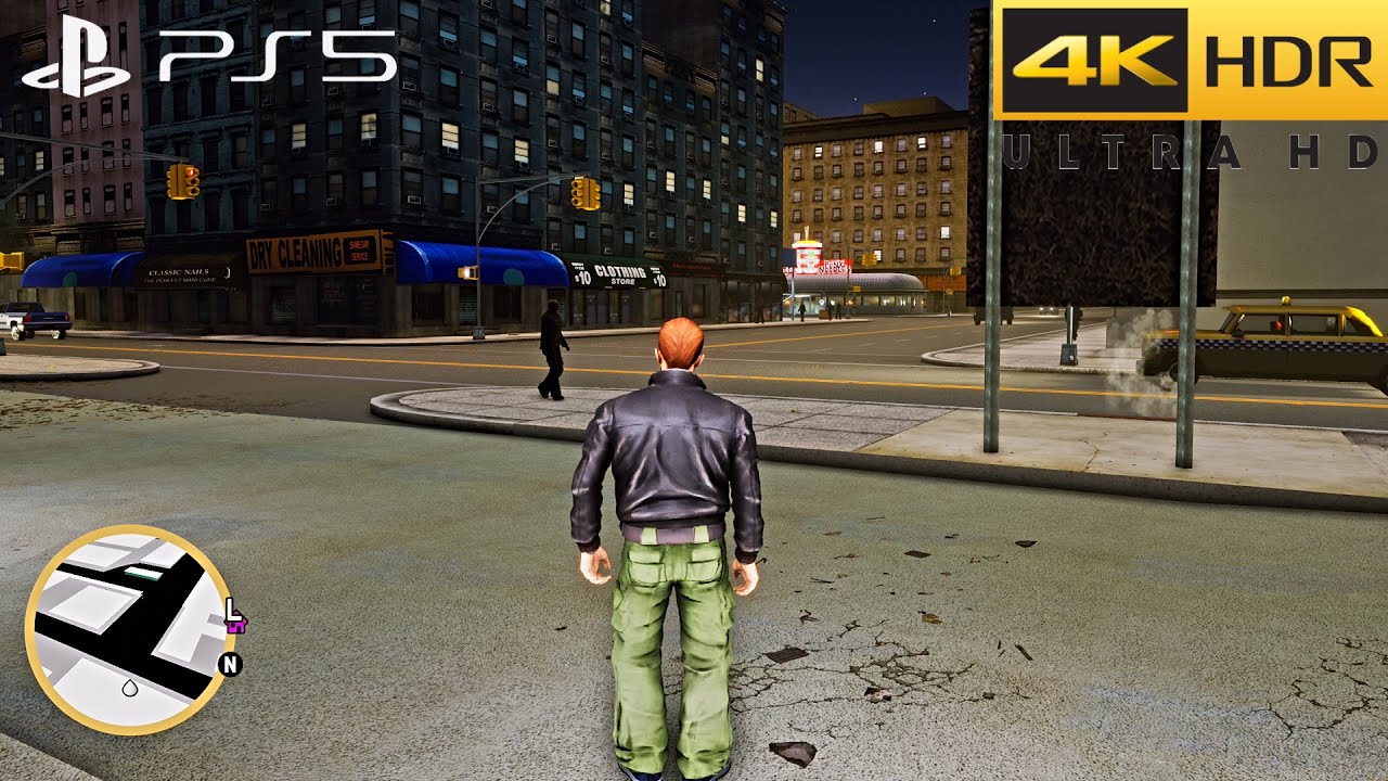 GTA 3: The Definitive Edition (PS5) HDR 4k/60FPS Gameplay | GTA The Trilogy