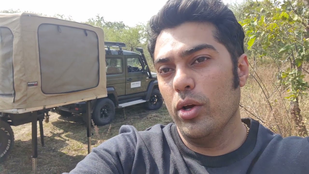 Camping trailer| Queen size bed, AC | Trailer for any SUV/MUV |Force Gurkha camping| full Luxury