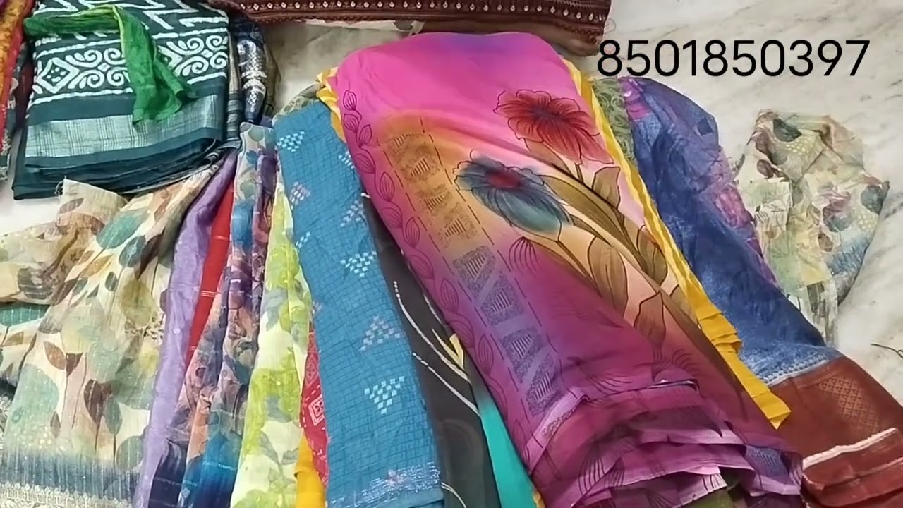 Branded ❤️ 3 cut sarees ♥️ only 60 rupees ❤️ 8501850397