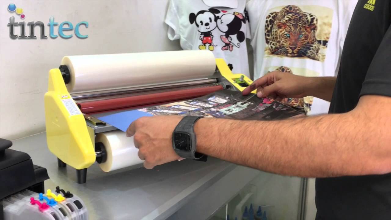 Laminadora caliente de 44cm. www.tintec.com.mx #tintec #laminadora #sublimacion