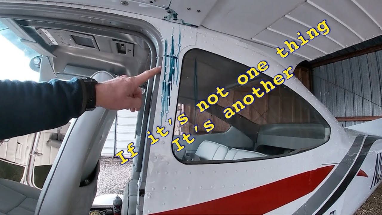 Капитальный ремонт брошенного самолёта Cessna 182 и ещё больше утечек топлива. ВСЕГДА ЧТО-ТО НЕОБ...