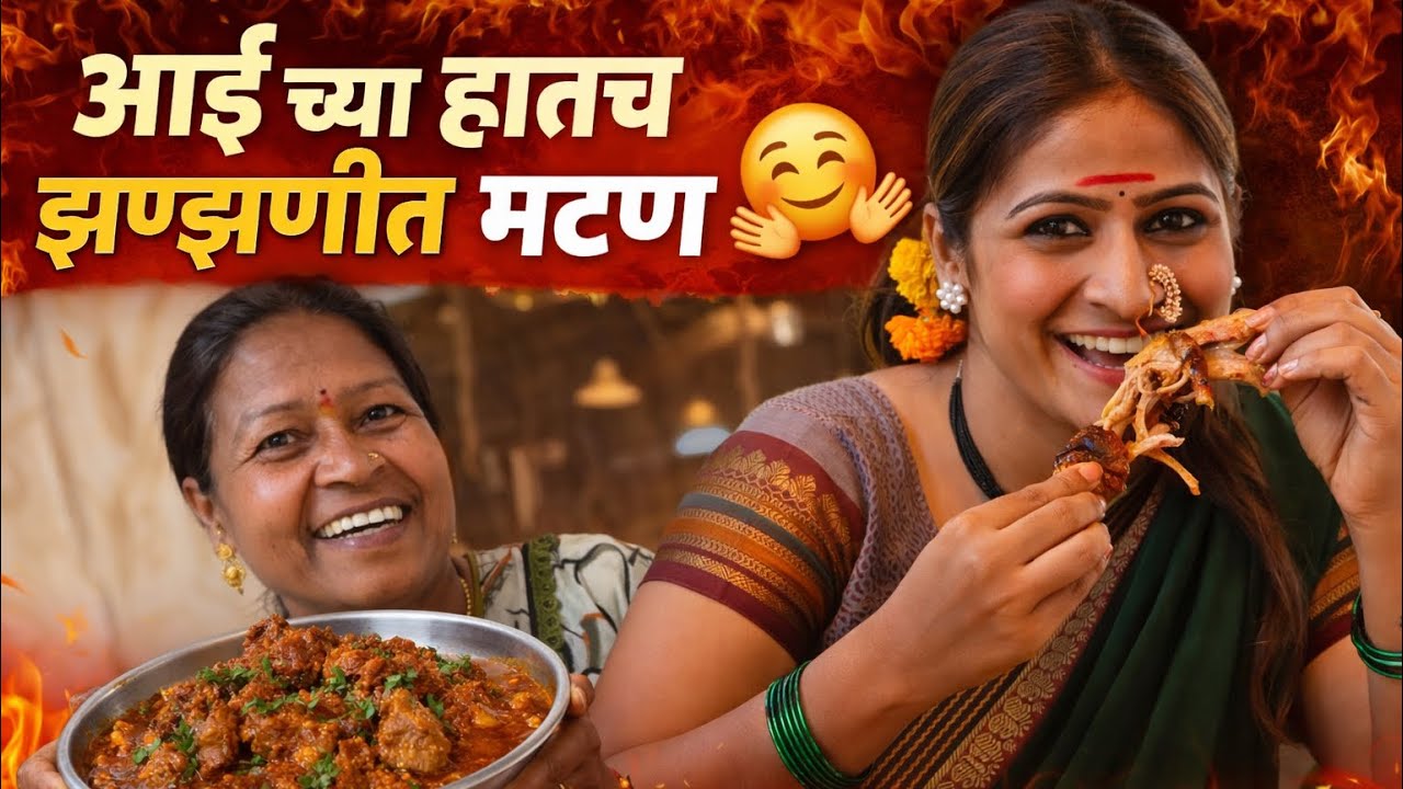 माझ्या आईच्या हातच झणझणीत मटण 🤗😋 | Reshma Rathod Family Vlog | 