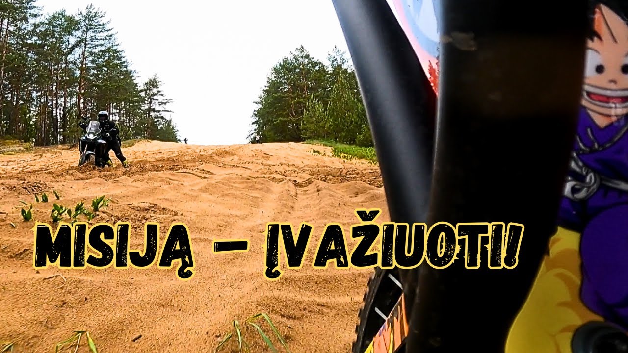 Nuotykiai Smėlyje ir Miškuose su Motofox | Greitas Žygis, Stovyklavimas su CF moto 450mt