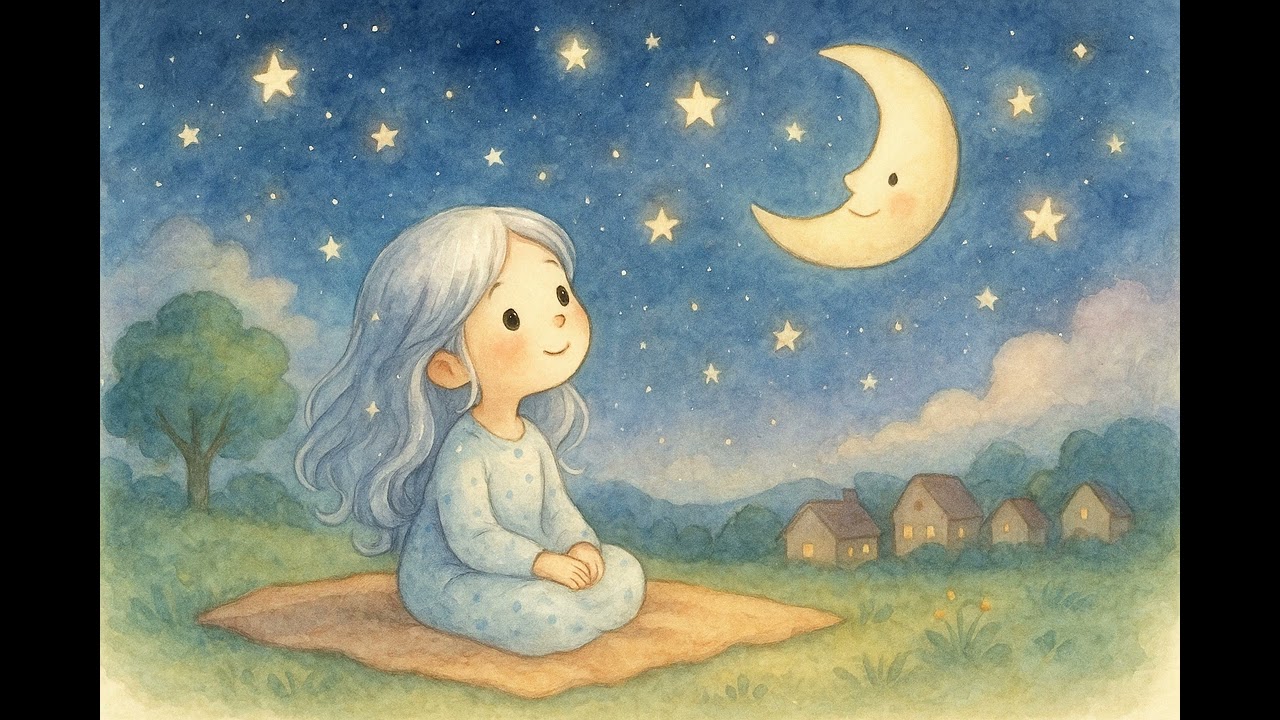 Luna's Whimsical Night Among the Stars**