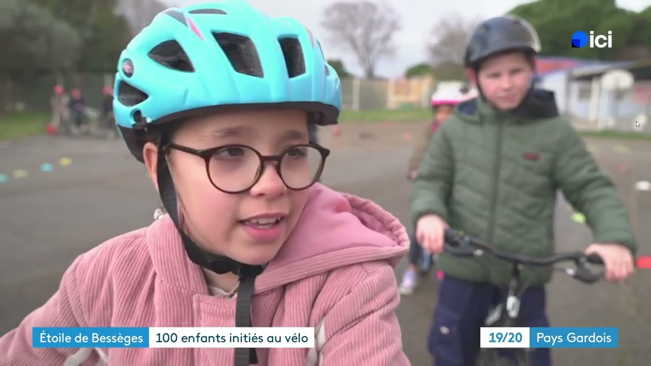 Etoile de Bessèges  : les enfants du centre de loisirs de Bellegarde initiés au vélo avec la CCBTA