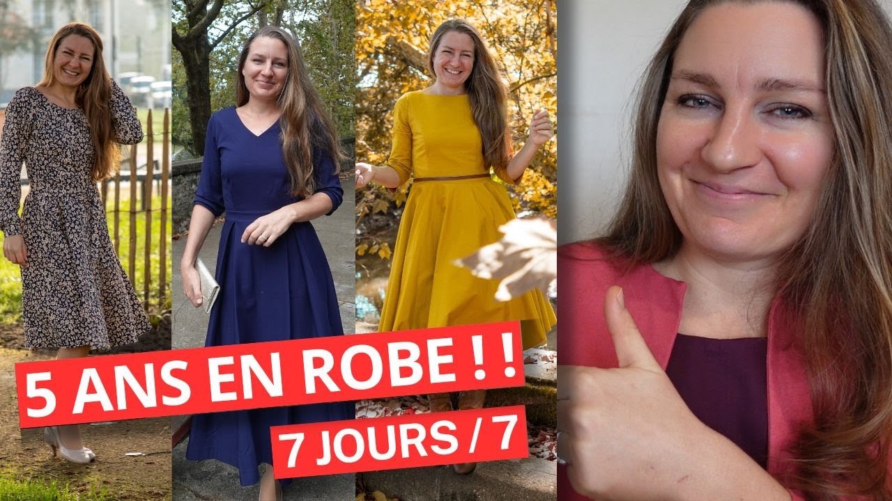 1851 JOURS EN ROBE :  7 JOURS/7 soit 5 ANS !