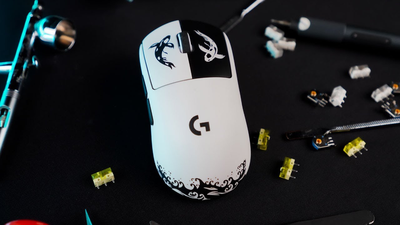 Sơn Màu Vỏ Chuột Logitech G Pro X Superlight 2 (Timelapse)