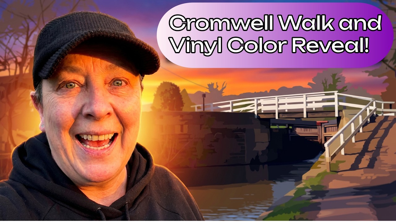 THE BIG COLOUR REVEAL and a Walk Along The Cannal!