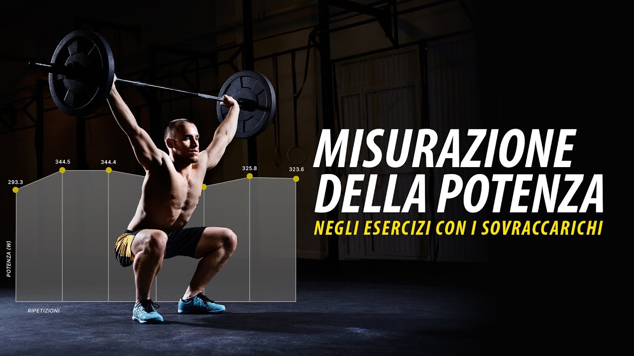 MISURAZIONE della POTENZA negli ESERCIZI con i SOVRACCARICHI