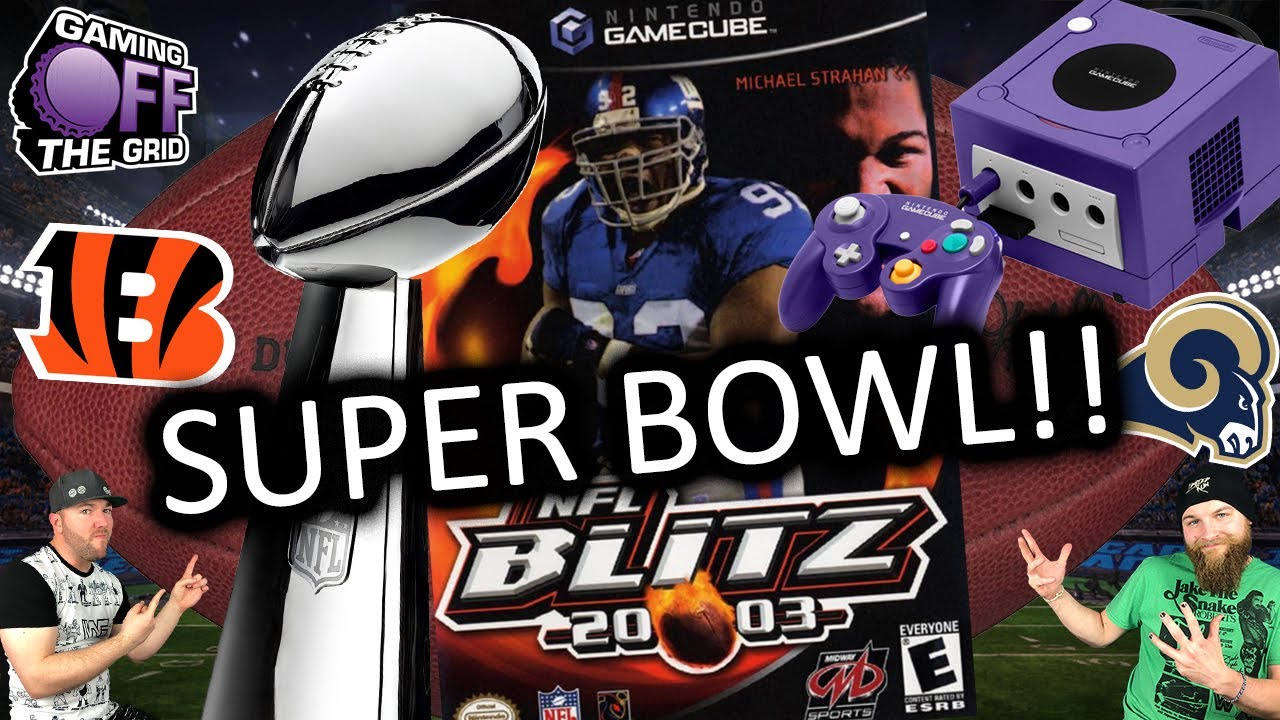 NFL Blitz 2003 (GameCube) Bengals VS Rams | GOTG Super Bowl Celebration