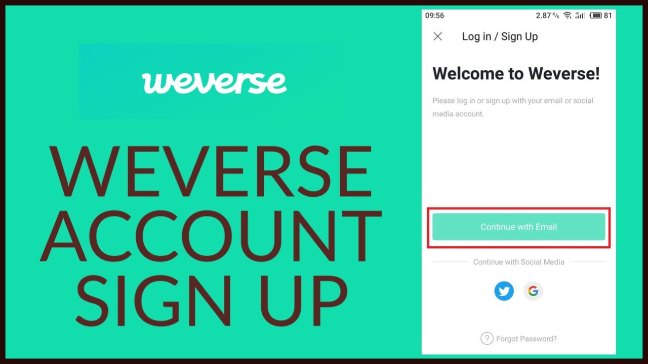 WeVerse Sign Up: How to Open/Register Account on Weverse 2022?