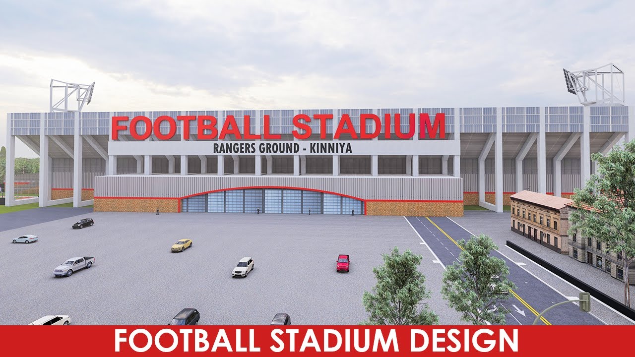 Football Ground | Best Football Stadium Design | Small Football Design | Football Ground Drawing